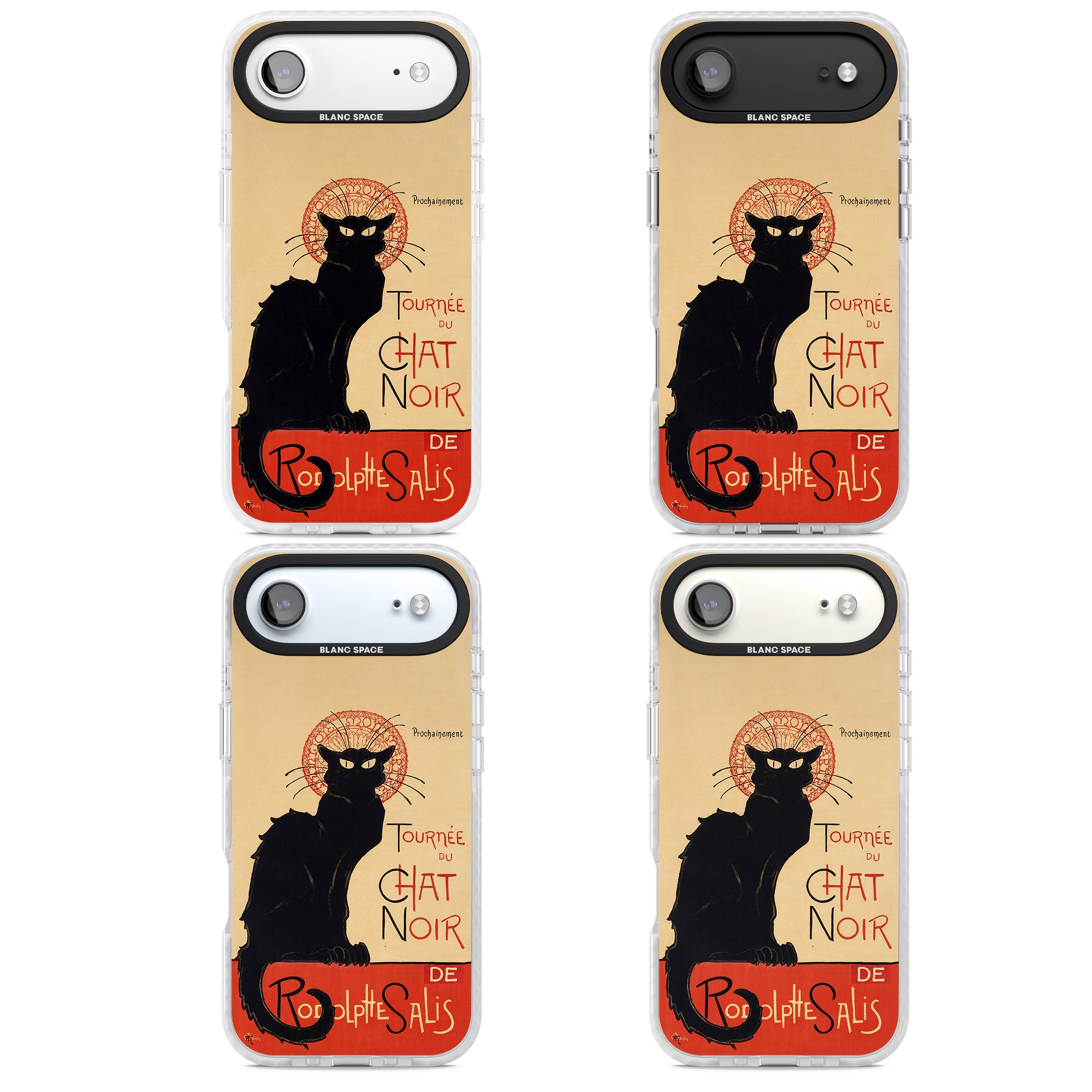 Tournee Du Chat Noir Poster iPhone 17 Air Impact Clear Phone Case APT Impact Protection