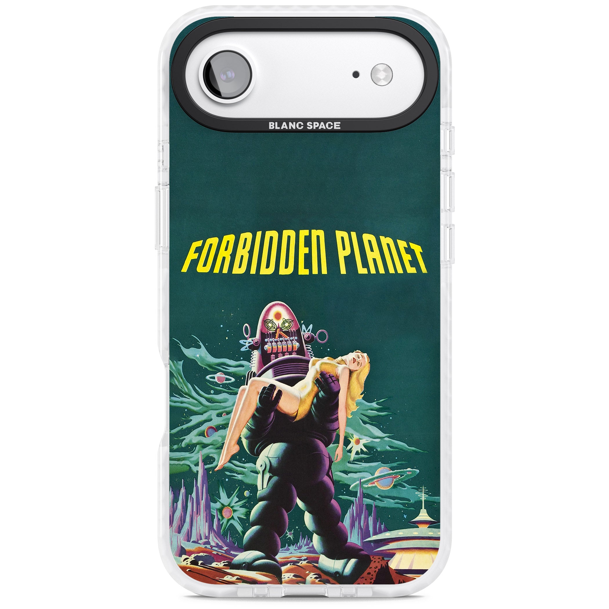 Forbidden Planet Poster iPhone 17 Air Impact Clear Phone Case