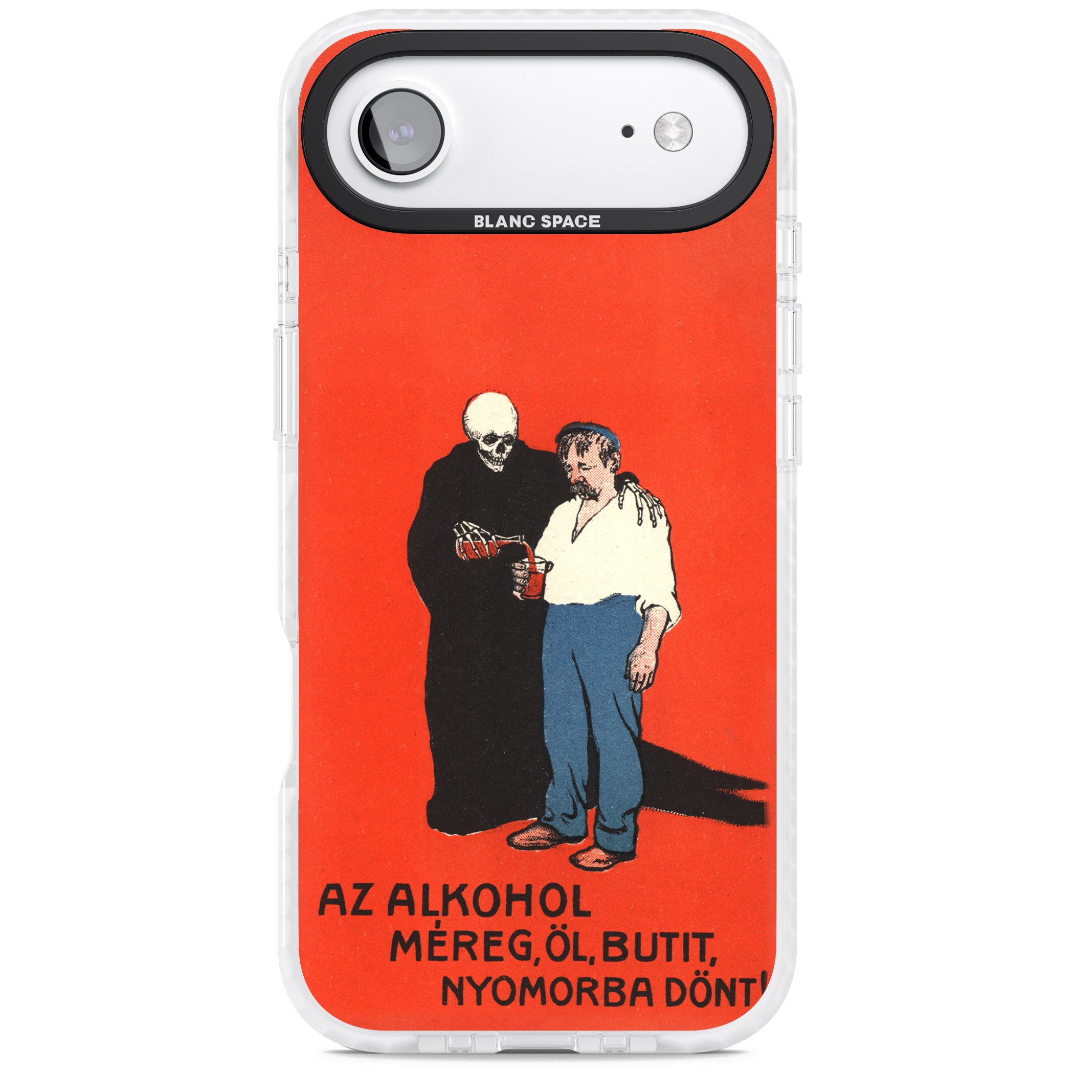 Az Alkohol Poster iPhone 17 Air Impact Clear Phone Case