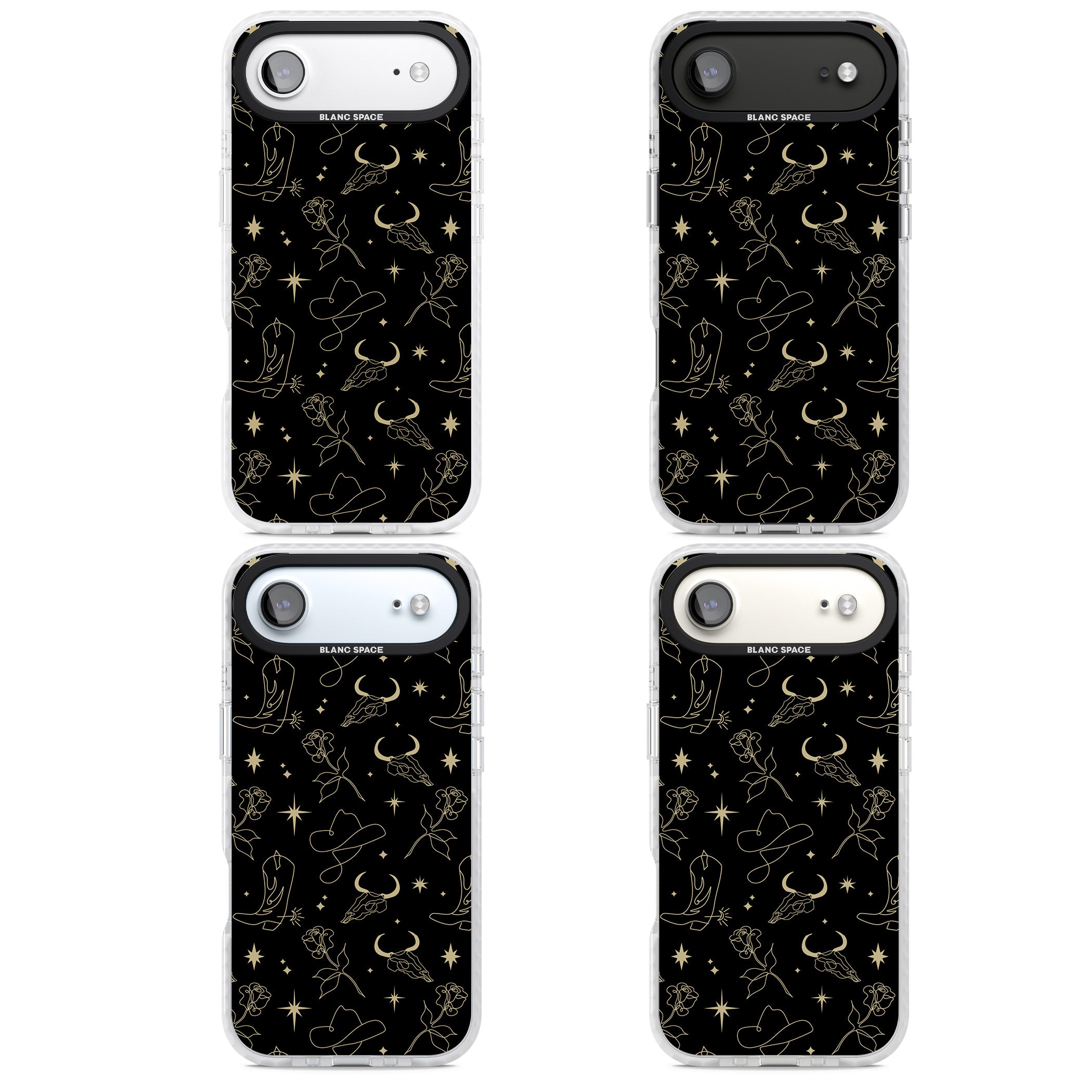 Celestial West Pattern iPhone 17 Air Impact Clear Phone Case APT Impact Protection