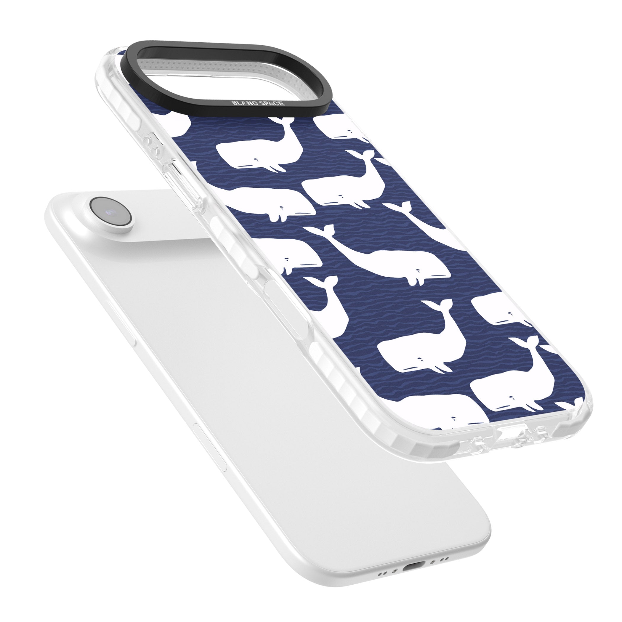Whale Dreams iPhone 17 Air Impact Clear Phone Case Colours