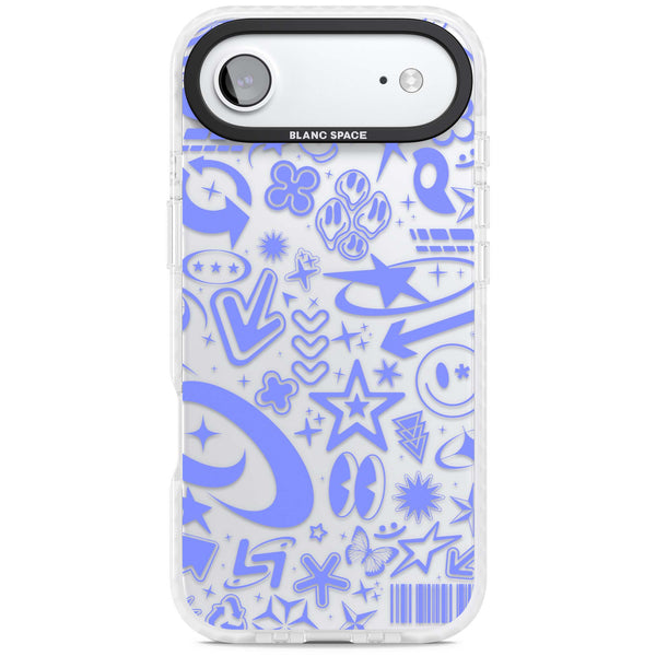 Baby Blue Y2K Pattern