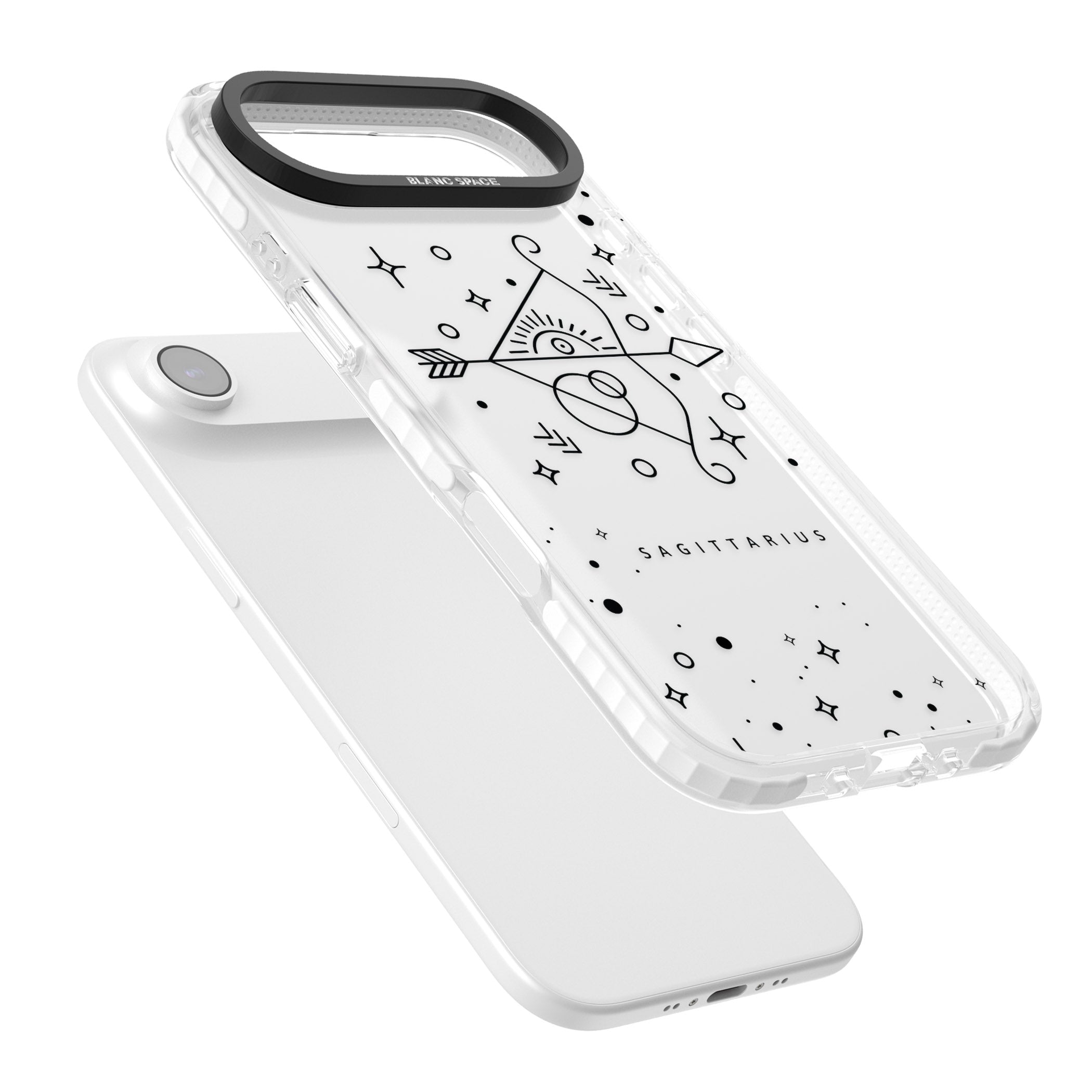 Sagittarius Arcane iPhone 17 Air Impact Clear Phone Case Colours