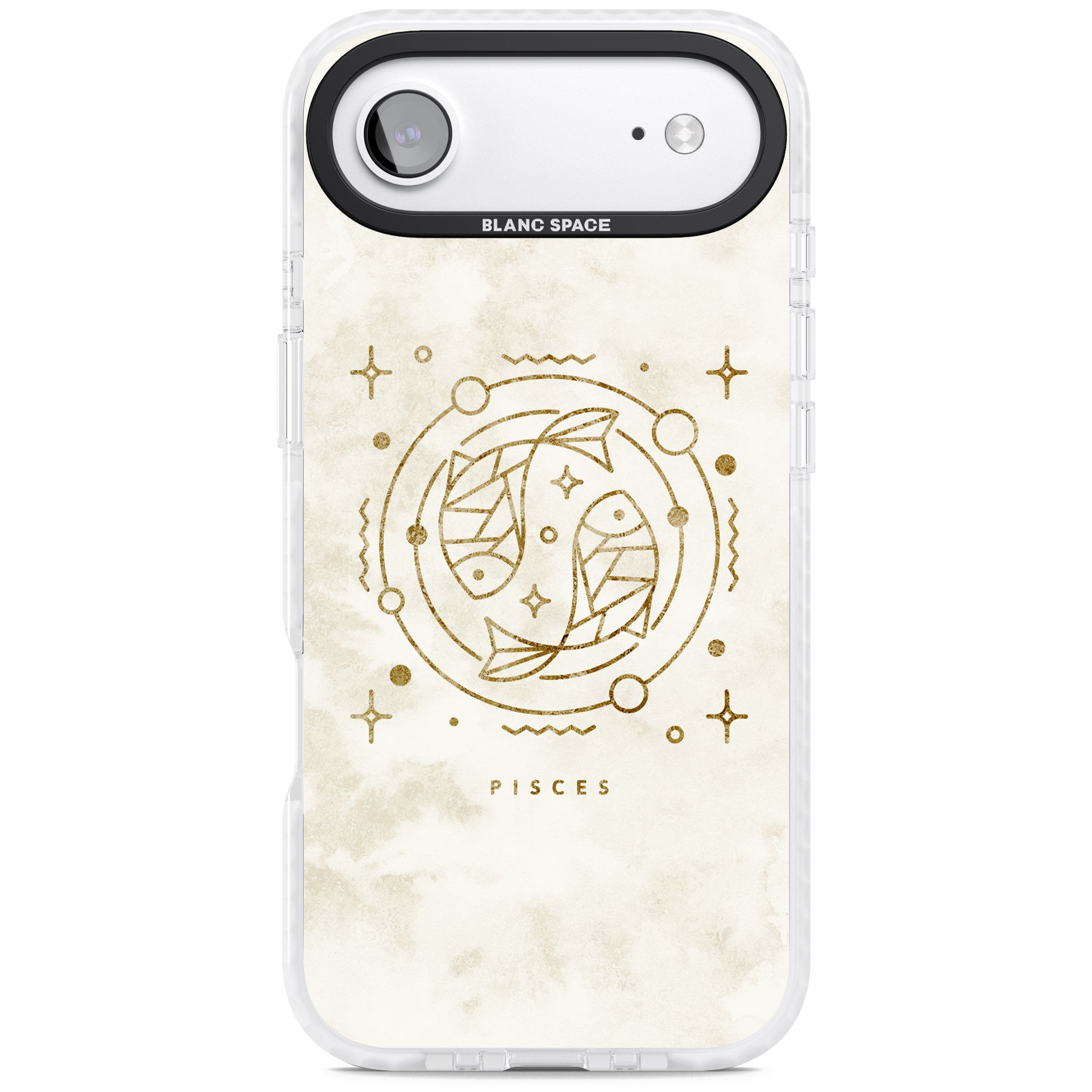Pisces Emblem iPhone 17 Air Impact Clear Phone Case