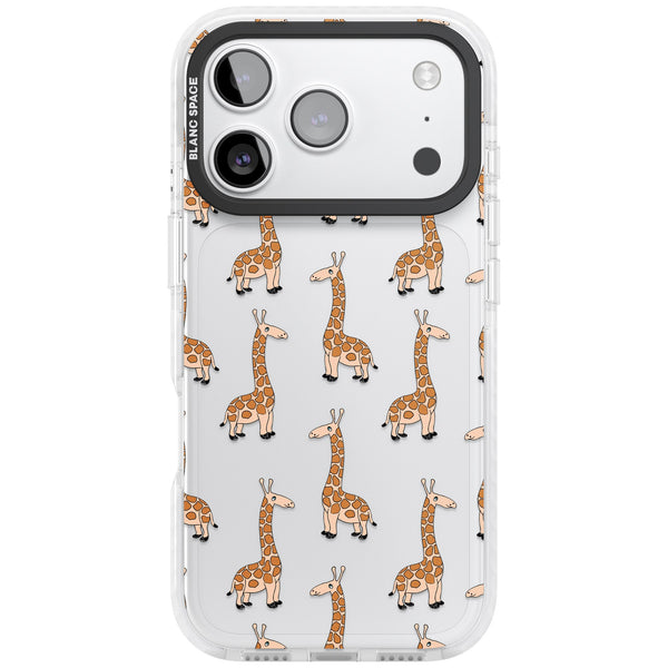 Cute Giraffe Pattern Clear