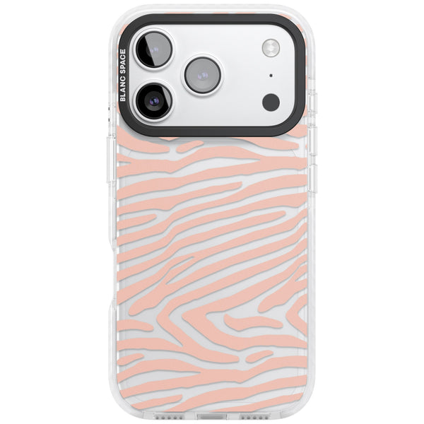 Horizontal Zebra Stripes Transparent Animal Print