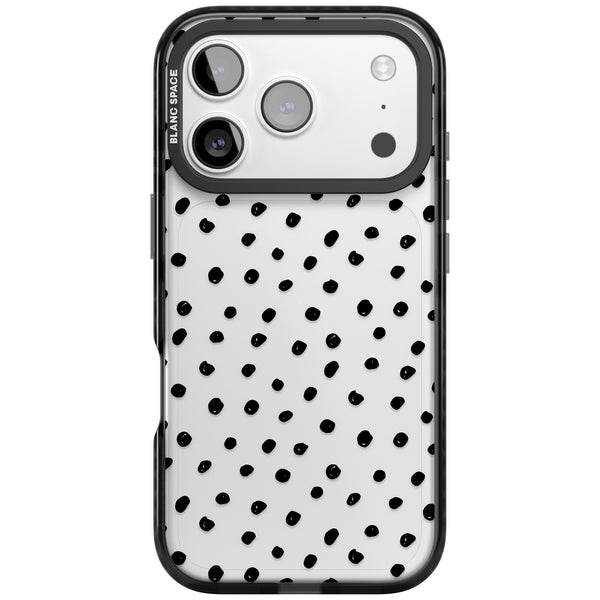 Messy Black Dot Pattern