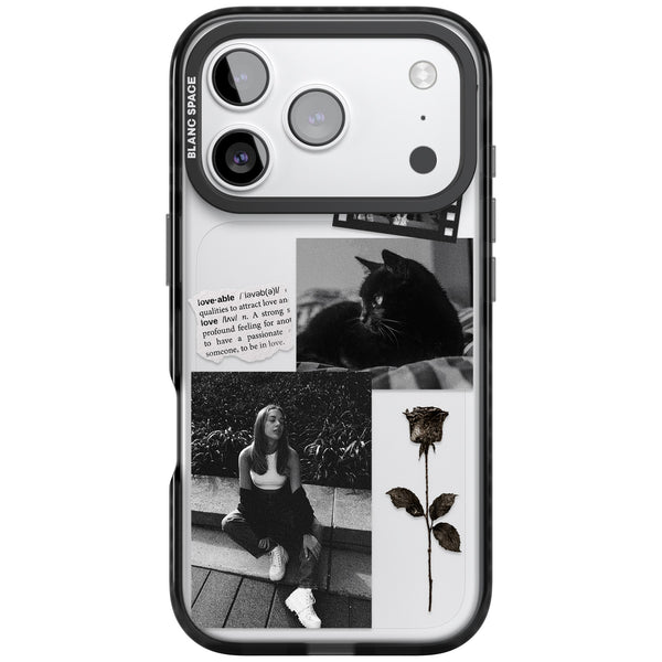 Personalised Black & White Scrapbook Photos