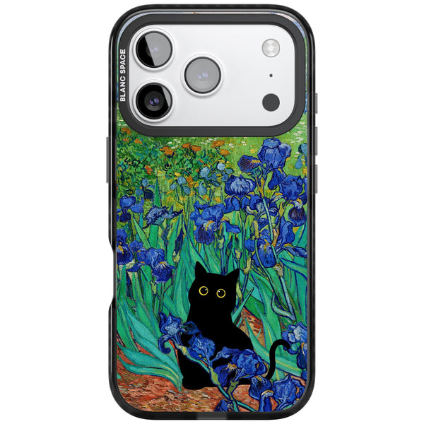 Cat in Van Gogh's Irises