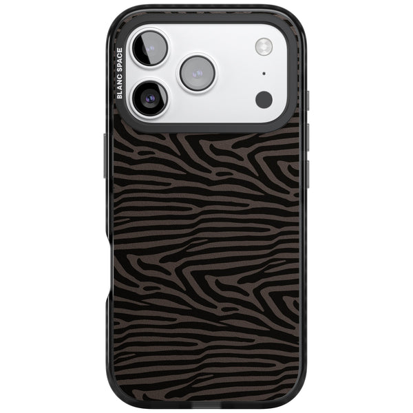 Dark Zebra Print