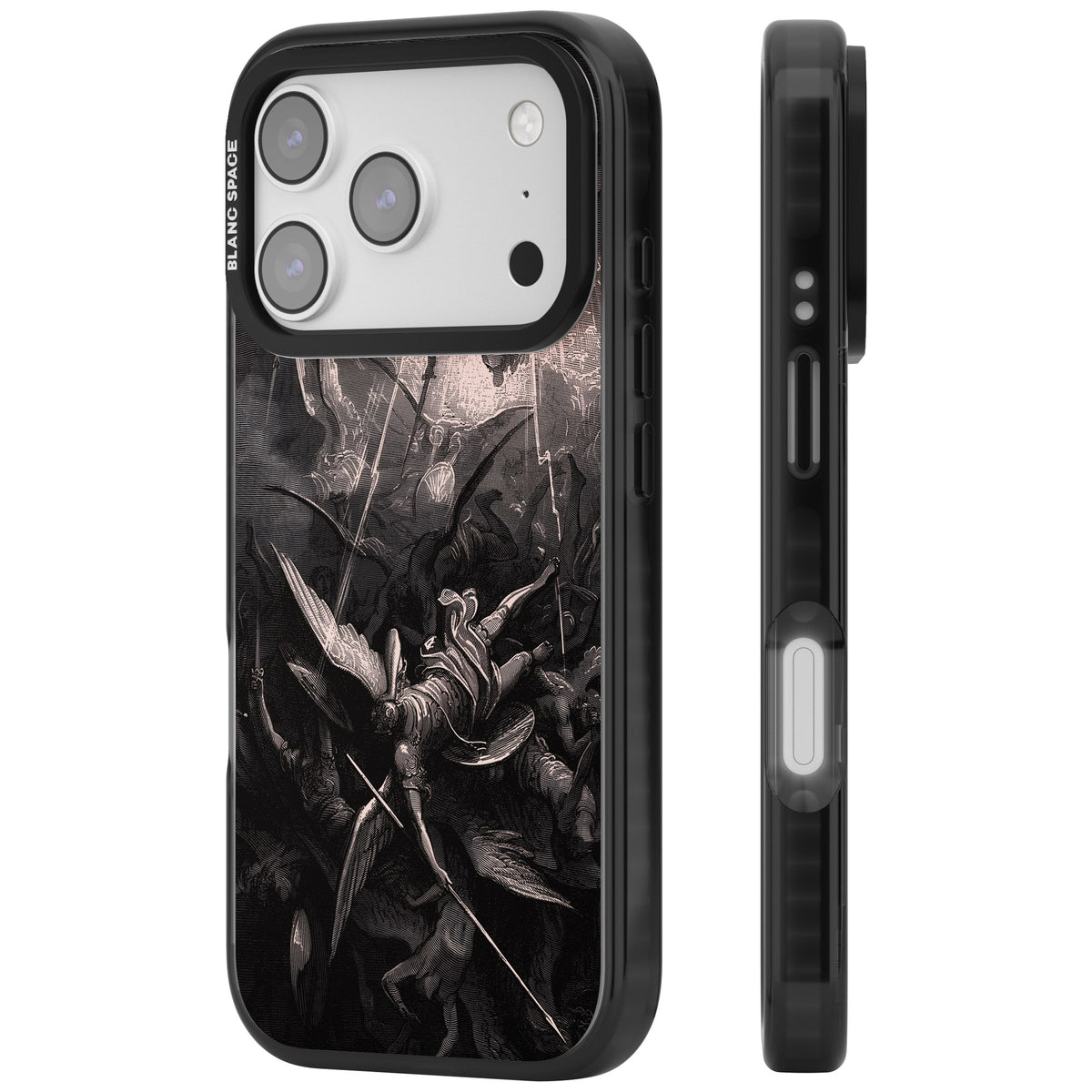 Paradise Lost iPhone 17 Pro Impact Black Phone Case side