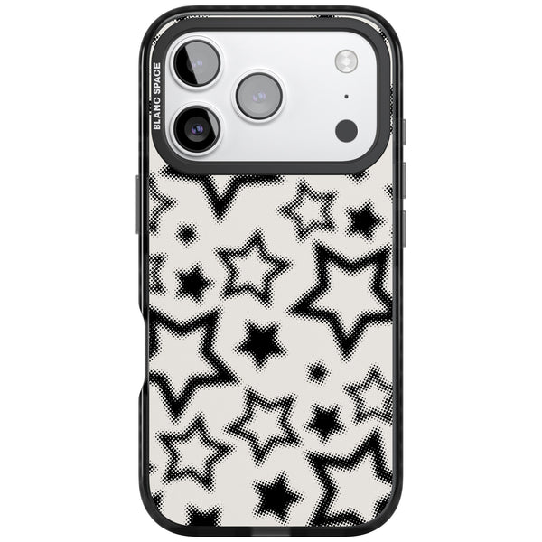 Black Halftone Stars