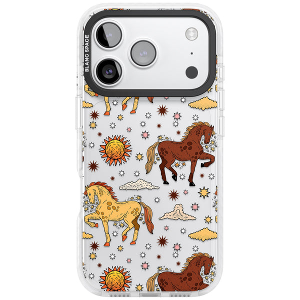 Boho Celestial Wild Horses