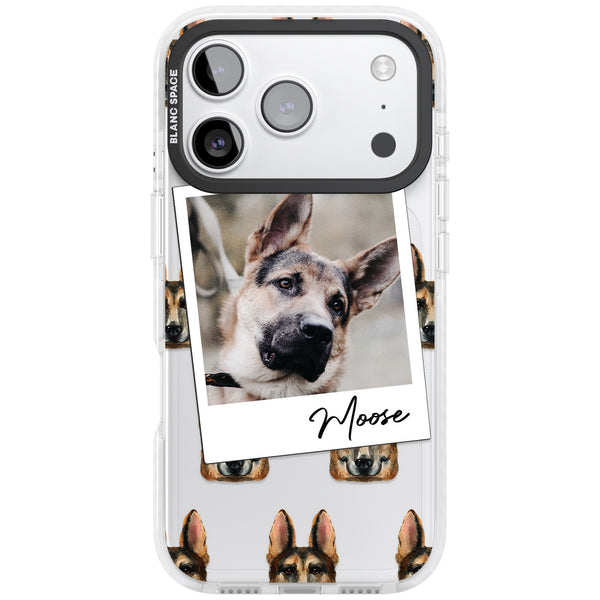 Personalised German Shepherd Instant Camera Photo