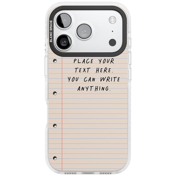 Personalised Lined Paper