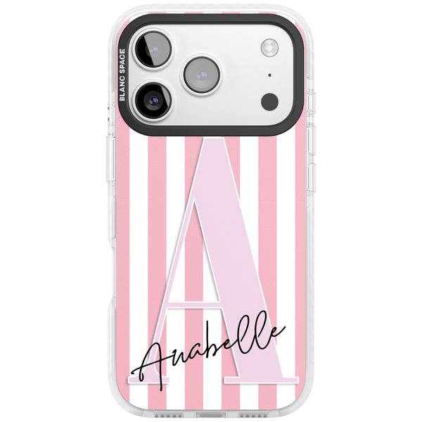 Personalised Soft Pink Stripes