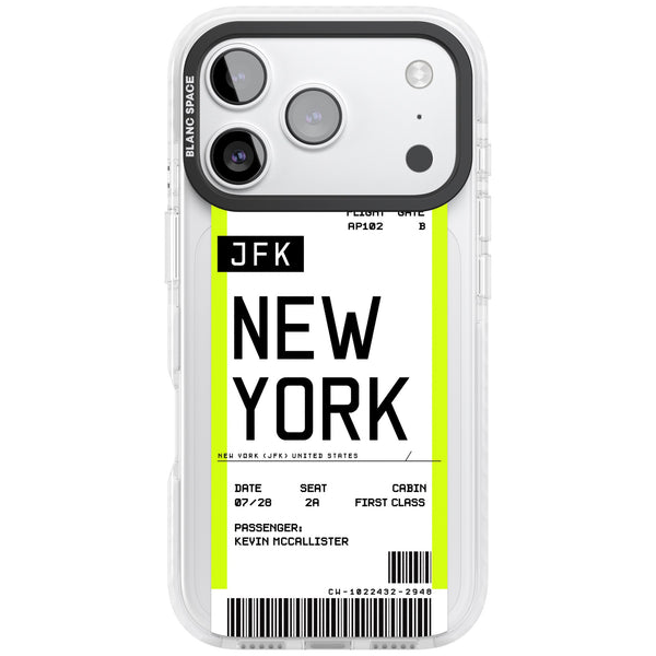 Personalised New York Boarding Pass