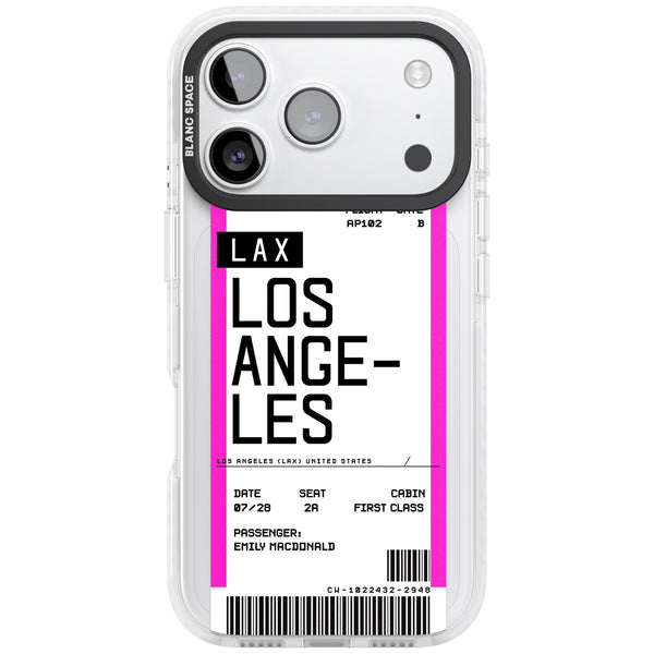 Personalised Los Angeles Boarding Pass
