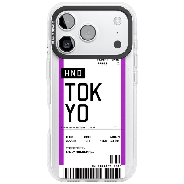Personalised Tokyo Boarding Pass