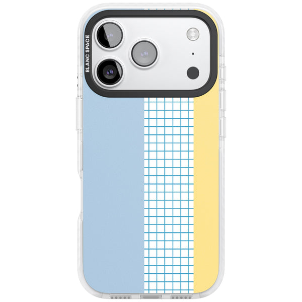 Abstract Grid Blue & Yellow