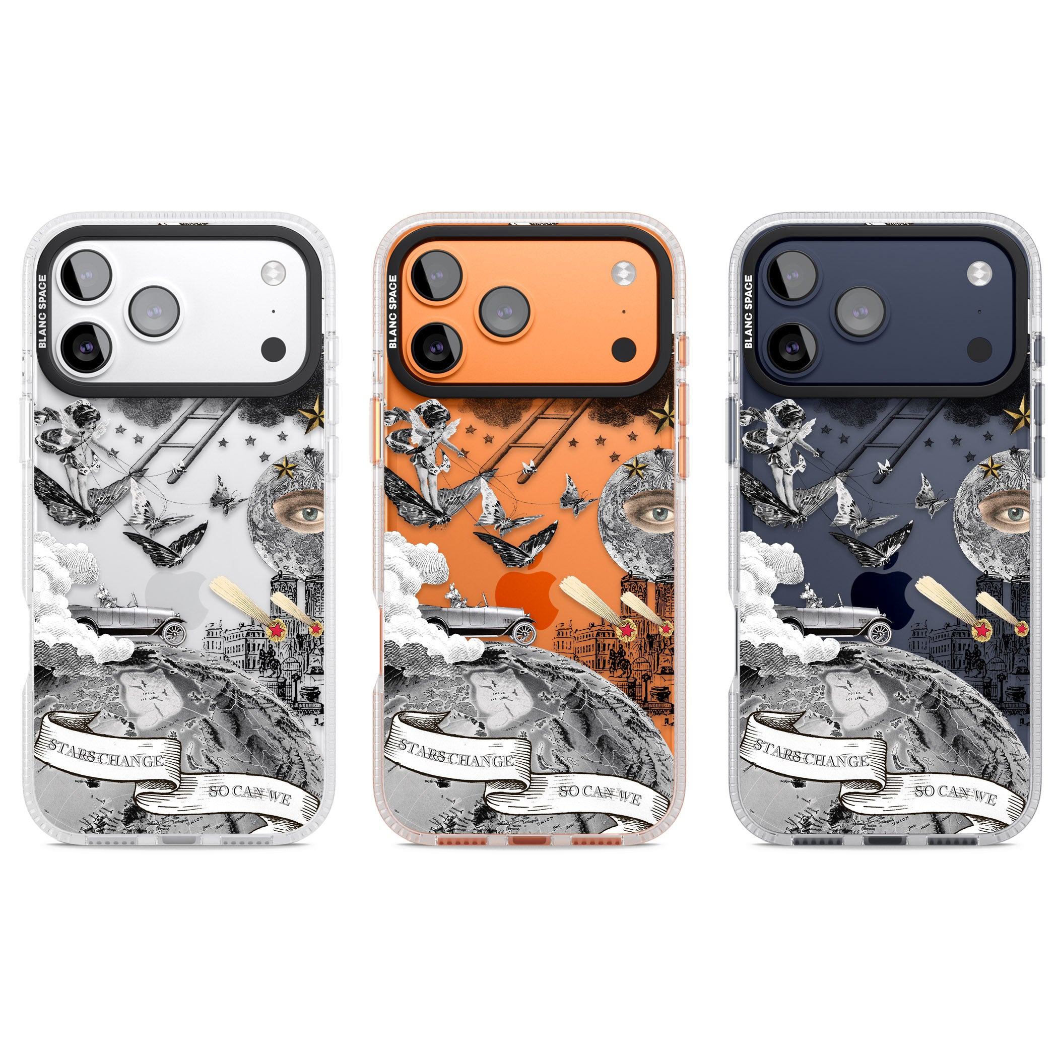 Stars Change So Can We iPhone 17 Pro Impact Air Clear Phone Case APT Impact Protection