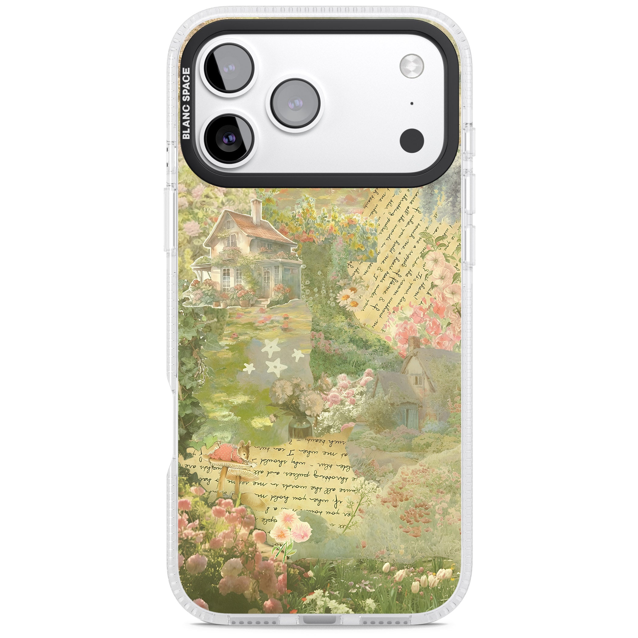Soft Spring Collage iPhone 17 Pro Impact Air Clear Phone Case