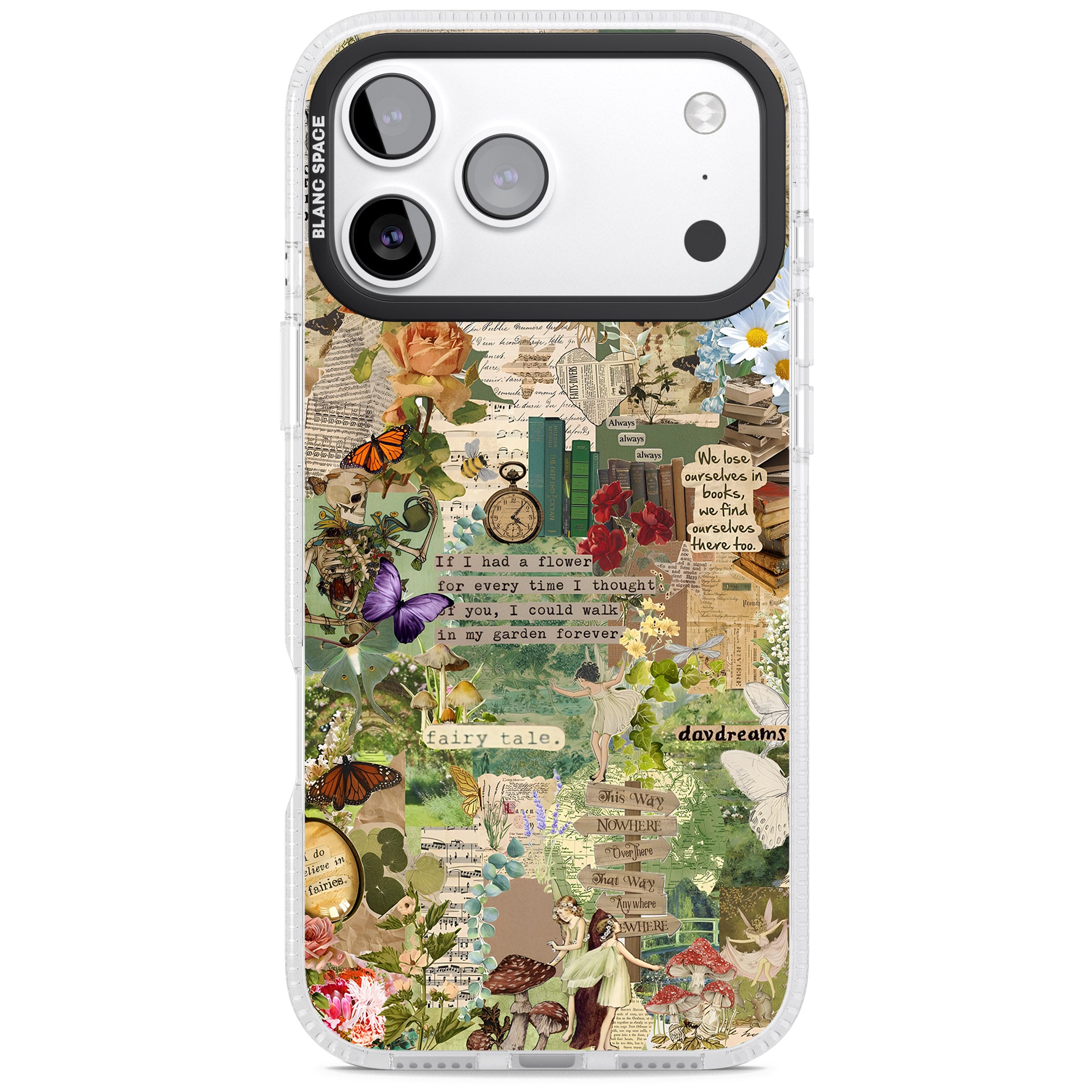 Enchanted Collage iPhone 17 Pro Impact Air Clear Phone Case