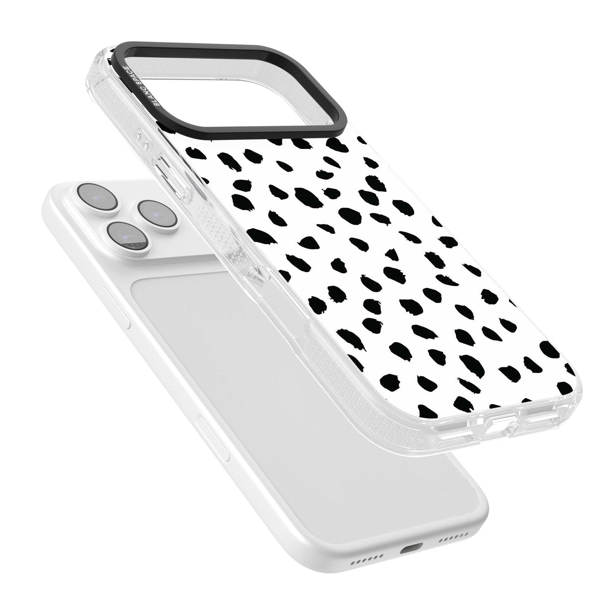 Dalmatian Print iPhone 17 Pro Impact Air Clear Phone Case Colours