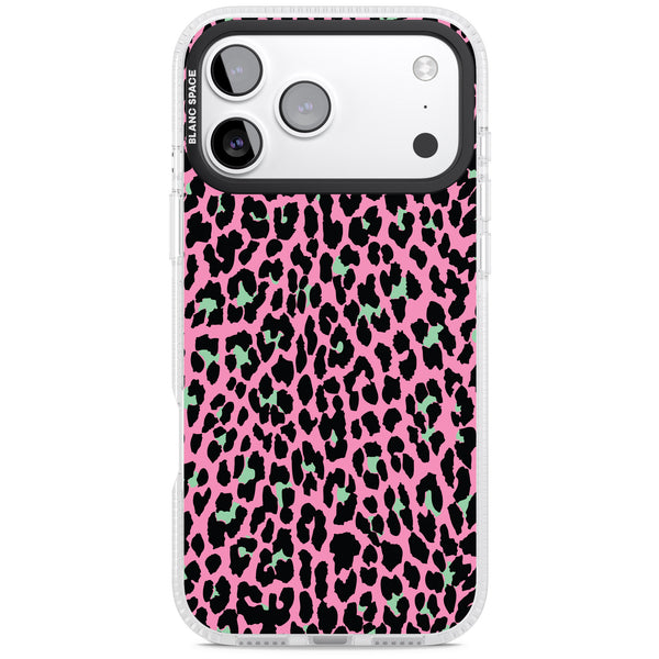 Pink & Green Leopard