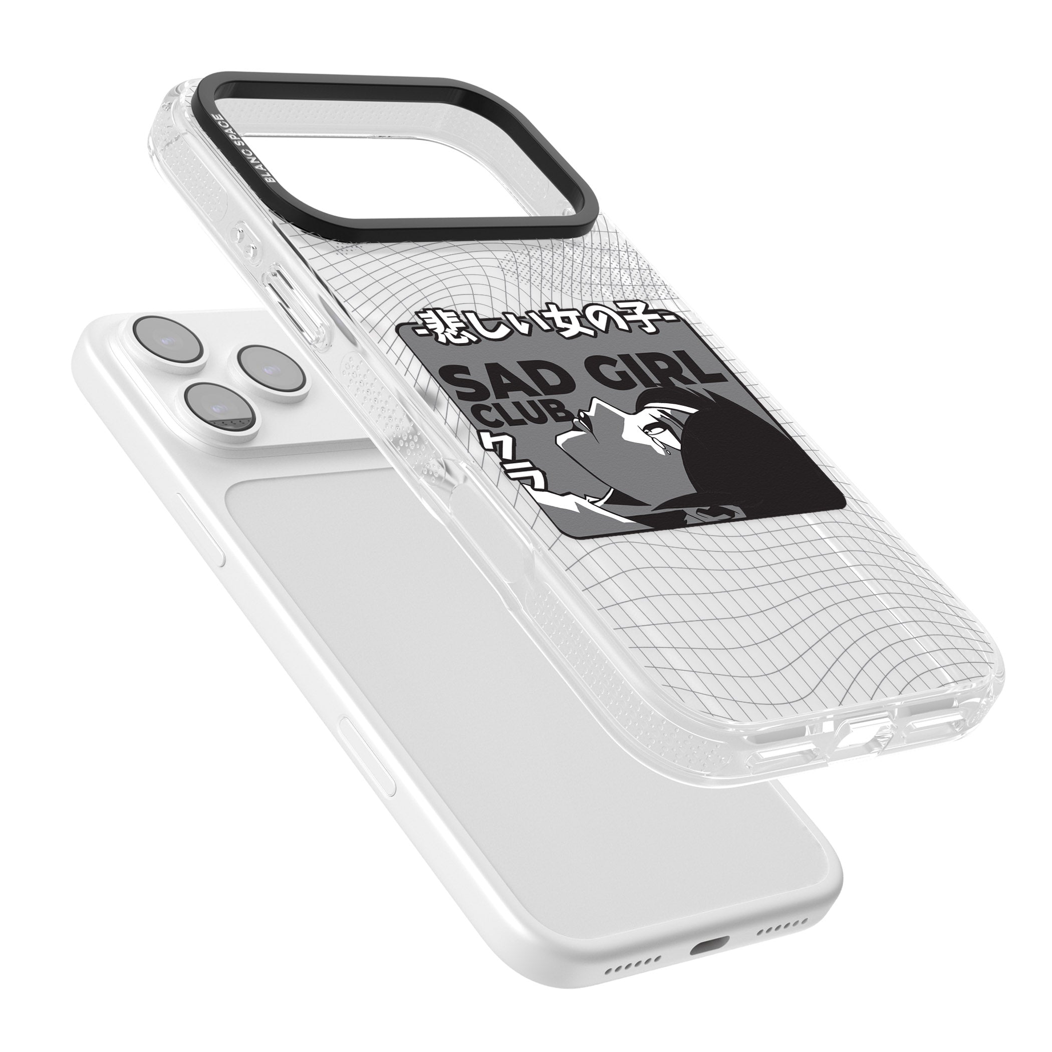 Sad Girl Club iPhone 17 Pro Impact Air Clear Phone Case Colours
