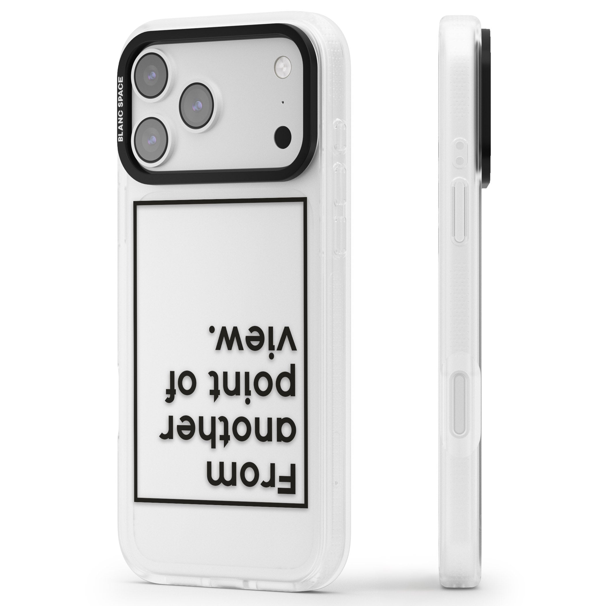 Another Point Of View iPhone 17 Pro Impact Air Clear Phone Case Side Profile