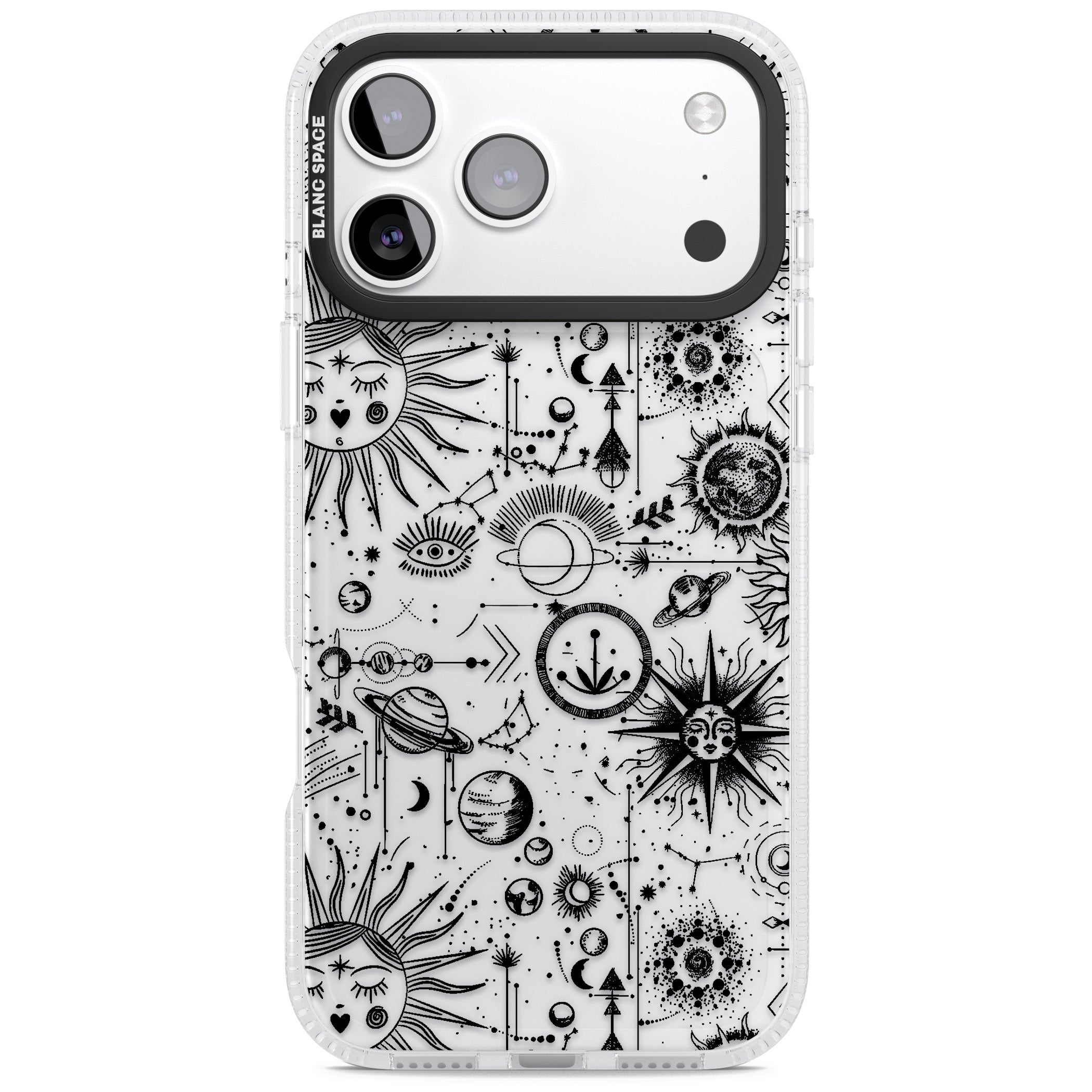 Cosmic Zodiac iPhone 17 Pro Impact Air Clear Phone Case