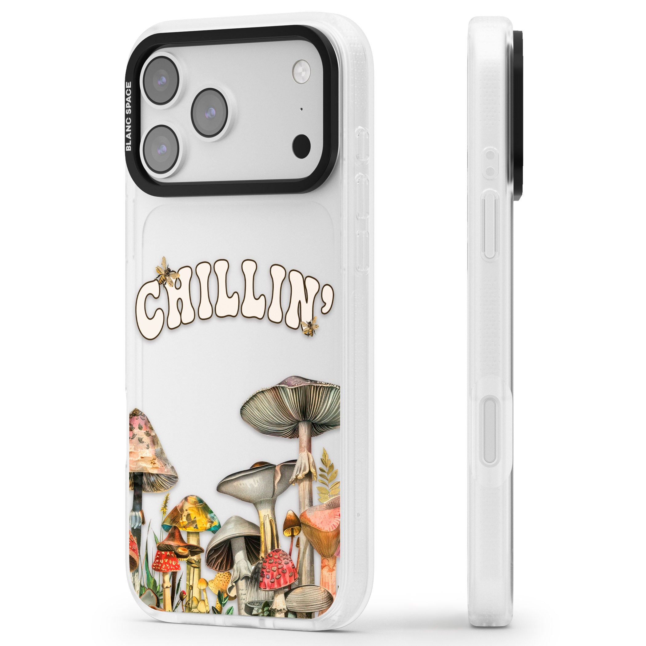 Chillin iPhone 17 Pro Impact Air Clear Phone Case Side Profile