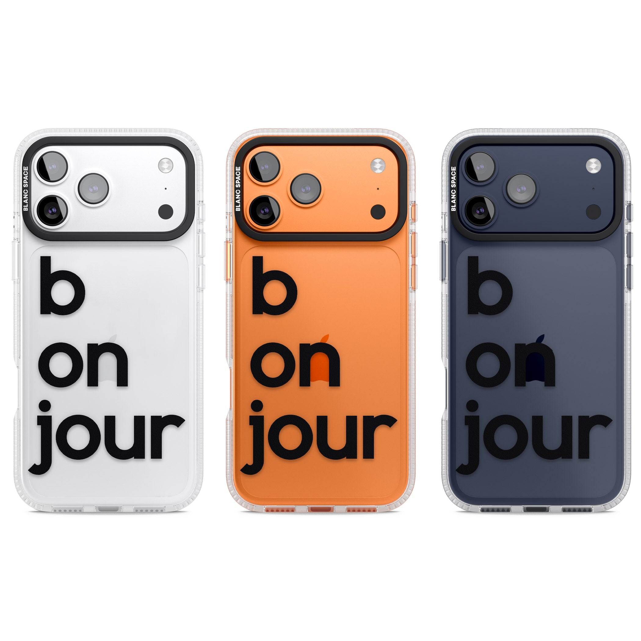 Bonjour iPhone 17 Pro Impact Air Clear Phone Case APT Impact Protection
