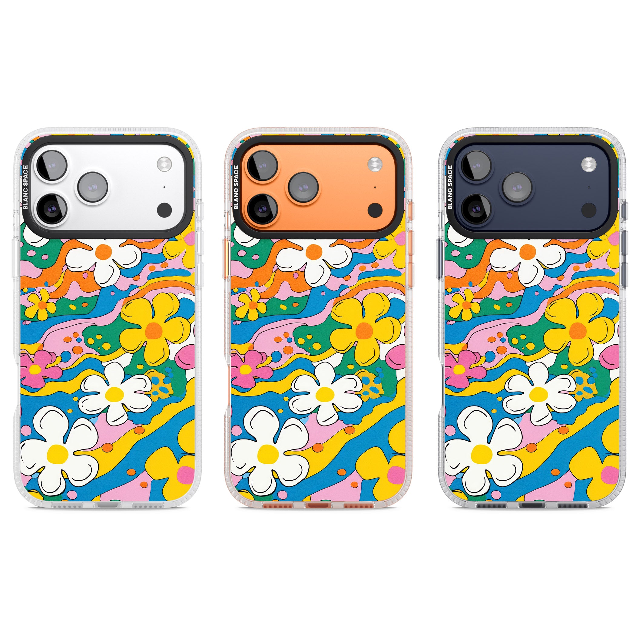 Vibrant Bloom iPhone 17 Pro Impact Air Clear Phone Case APT Impact Protection