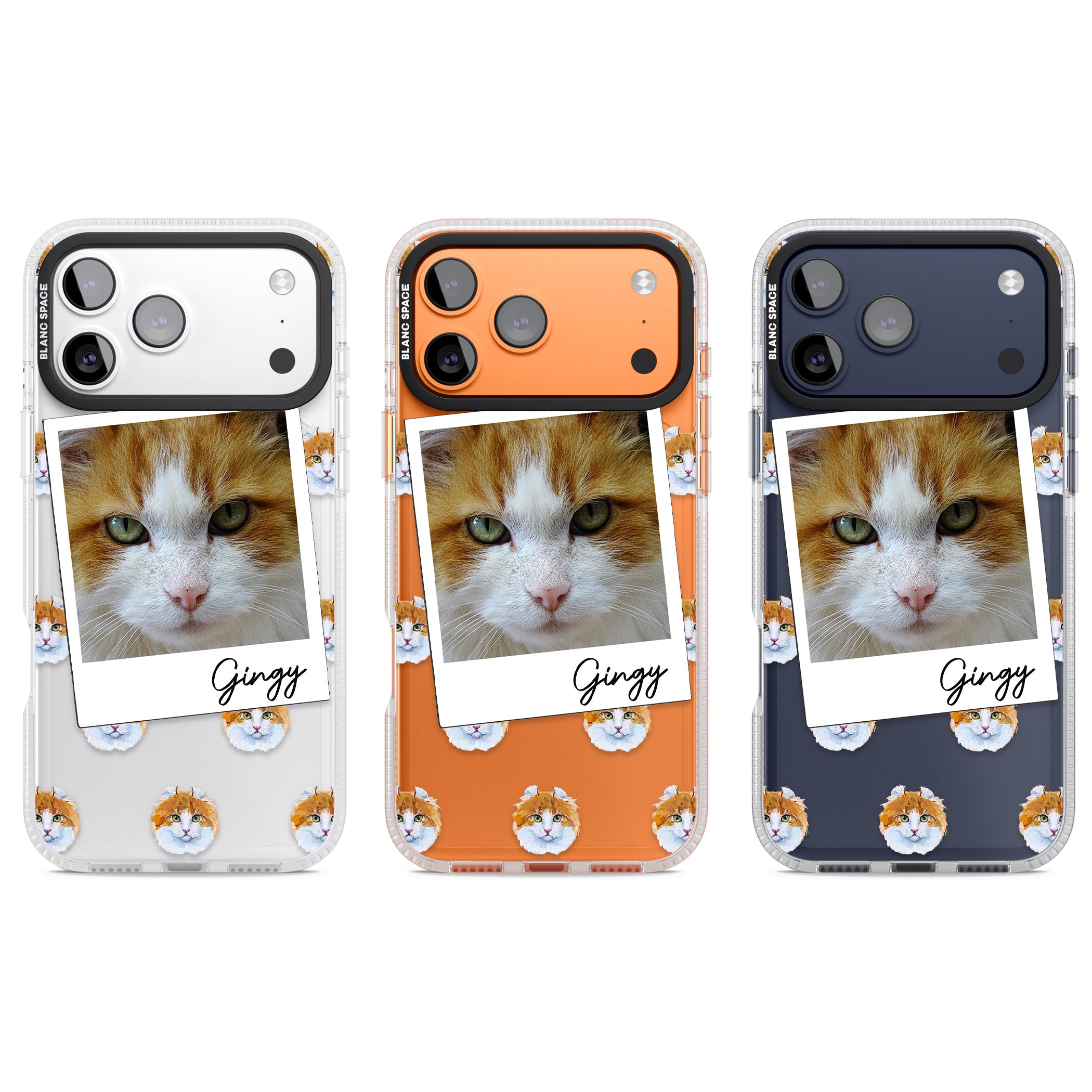 Personalised American Curl Photo iPhone 17 Pro Impact Air Clear Phone Case APT Impact Protection