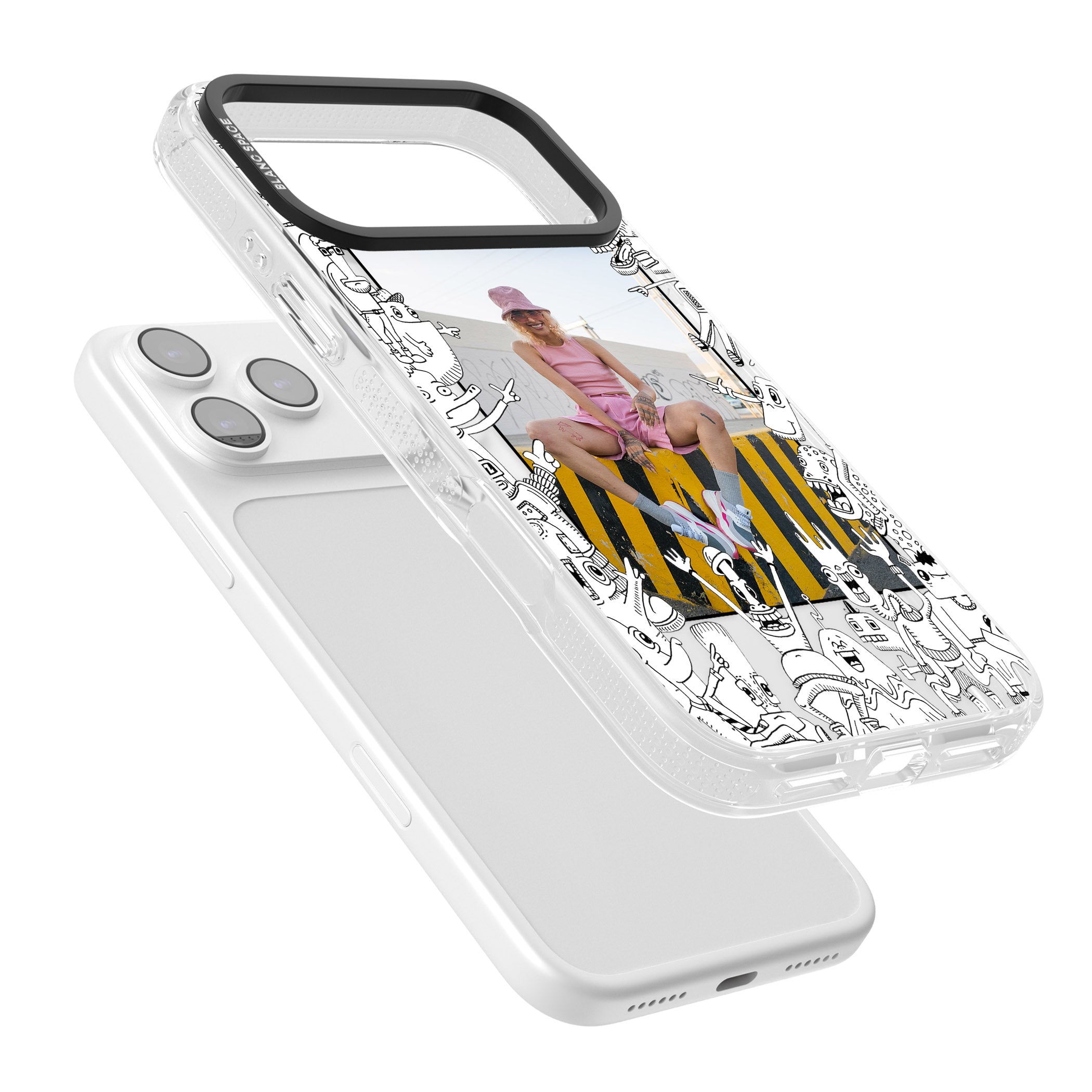 Personalised Look At This Photo Case iPhone 17 Pro Impact Air Clear Phone Case Colours