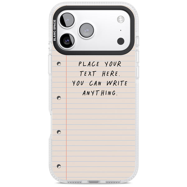 Personalised Lined Paper