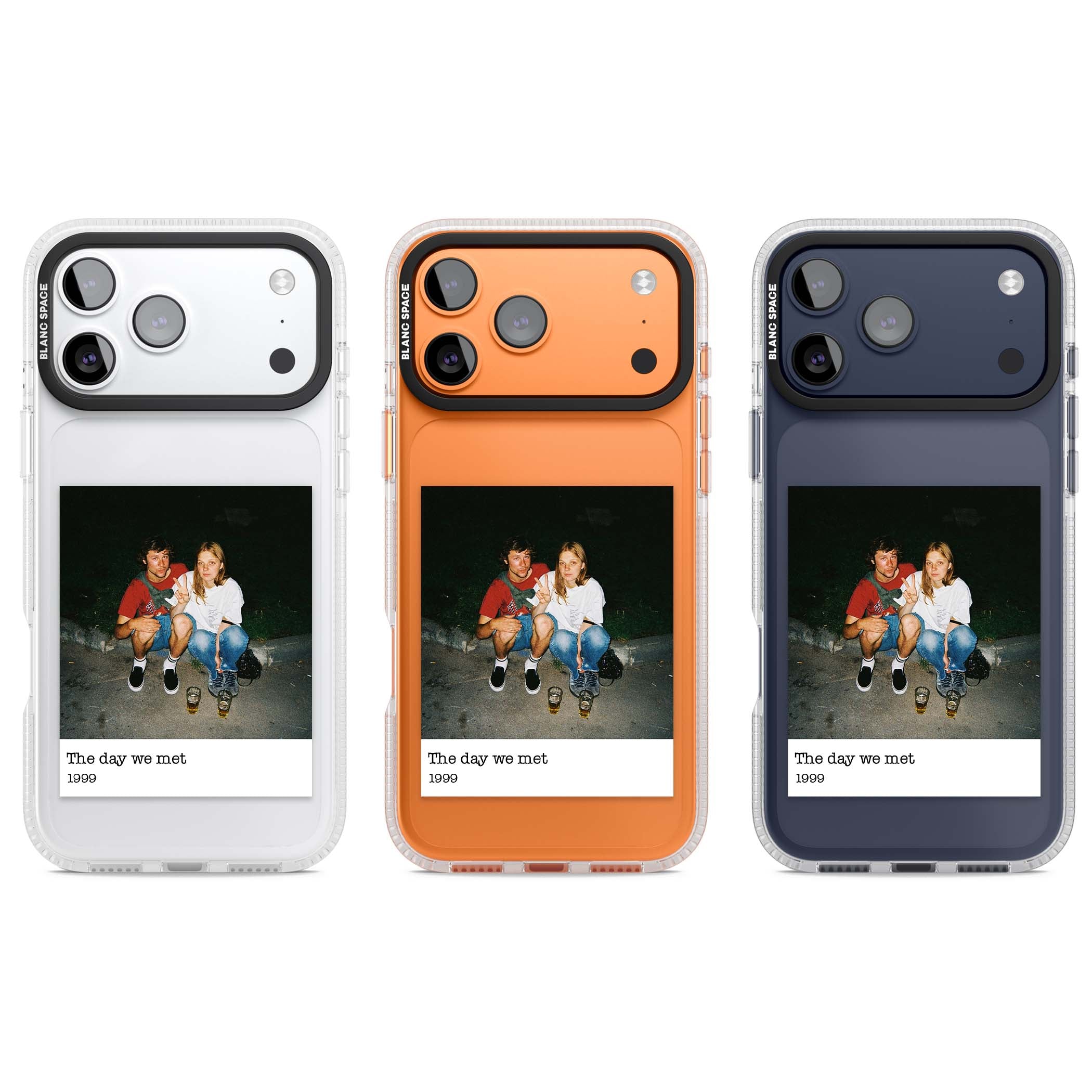 Photo Memory minimal iPhone case | Clear Case Impact Air case for iPhone 17 Pro, iPhone 17 Pro Max