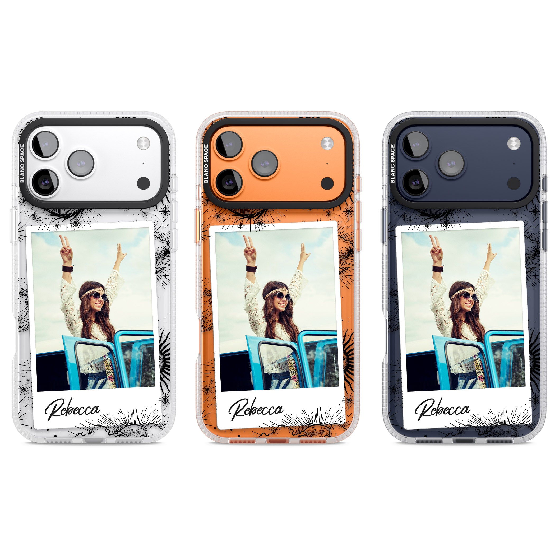 Personalised Astrology Instant Photo iPhone 17 Pro Impact Air Clear Phone Case APT Impact Protection