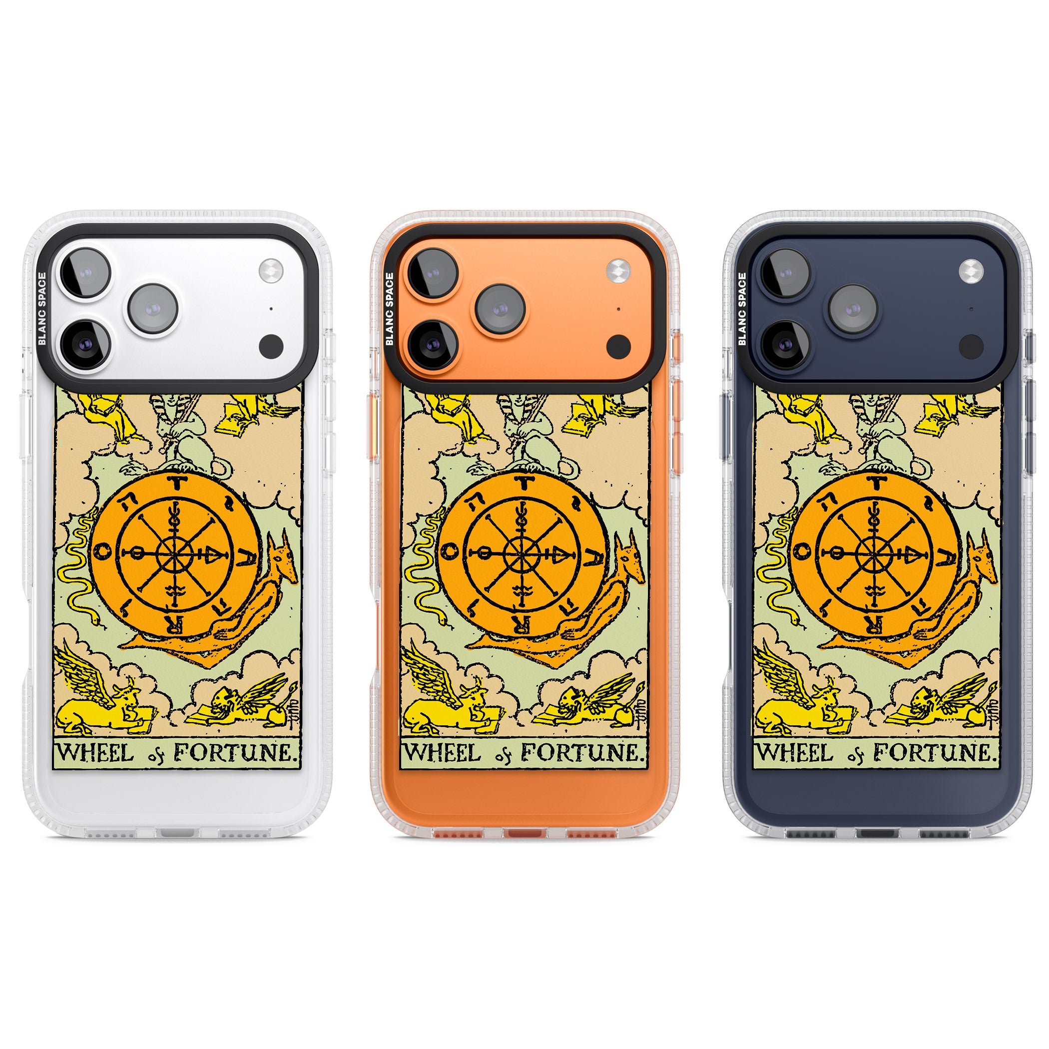 Personalised Wheel Of Fortune Tarot Card (Color) iPhone 17 Pro Impact Air Clear Phone Case APT Impact Protection