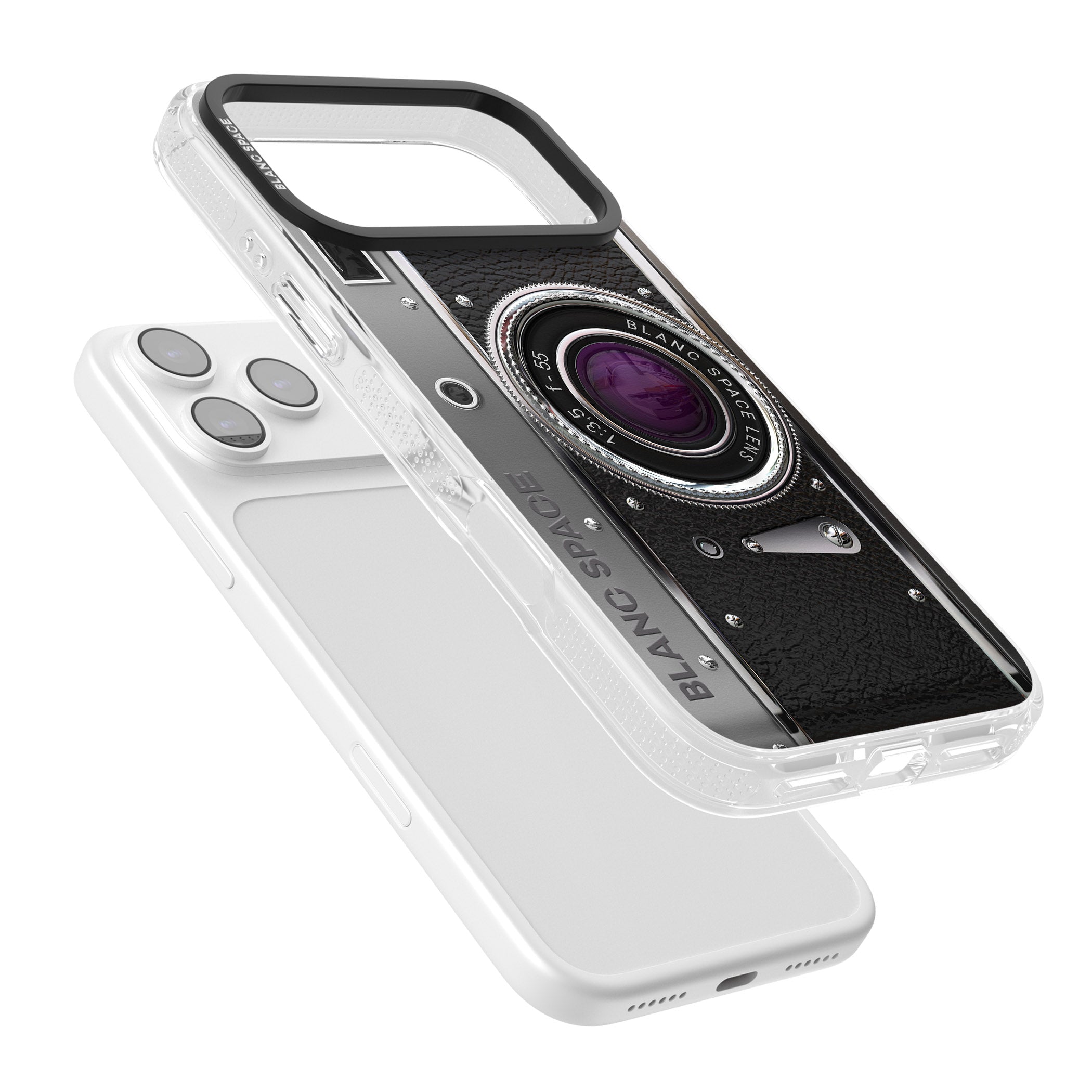 Vintage Retro Classic Camera iPhone 17 Pro Impact Air Clear Phone Case Colours