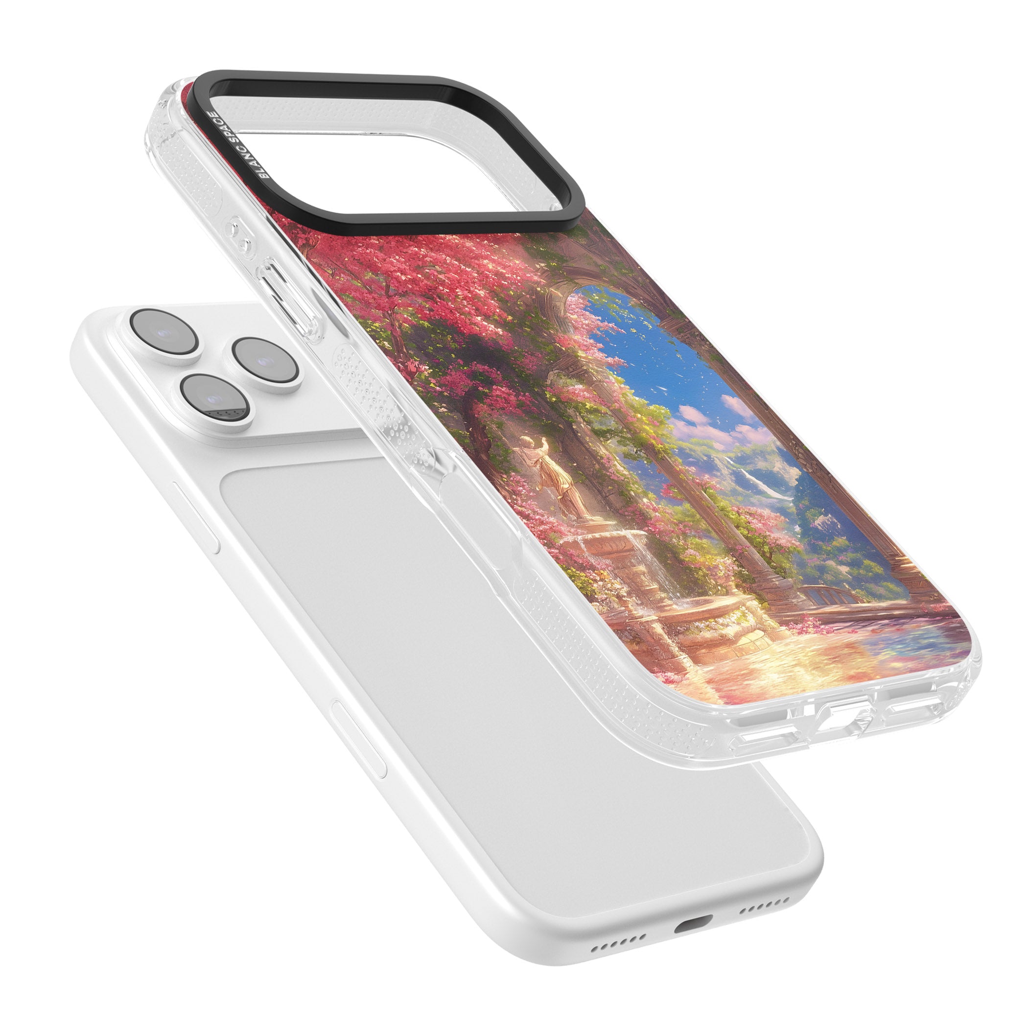 Castle Blossom iPhone 17 Pro Impact Air Clear Phone Case Colours