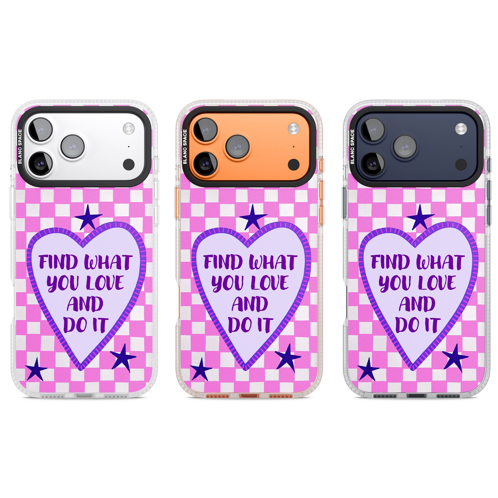 Find What You Love iPhone 17 Pro Impact Air Clear Phone Case APT Impact Protection