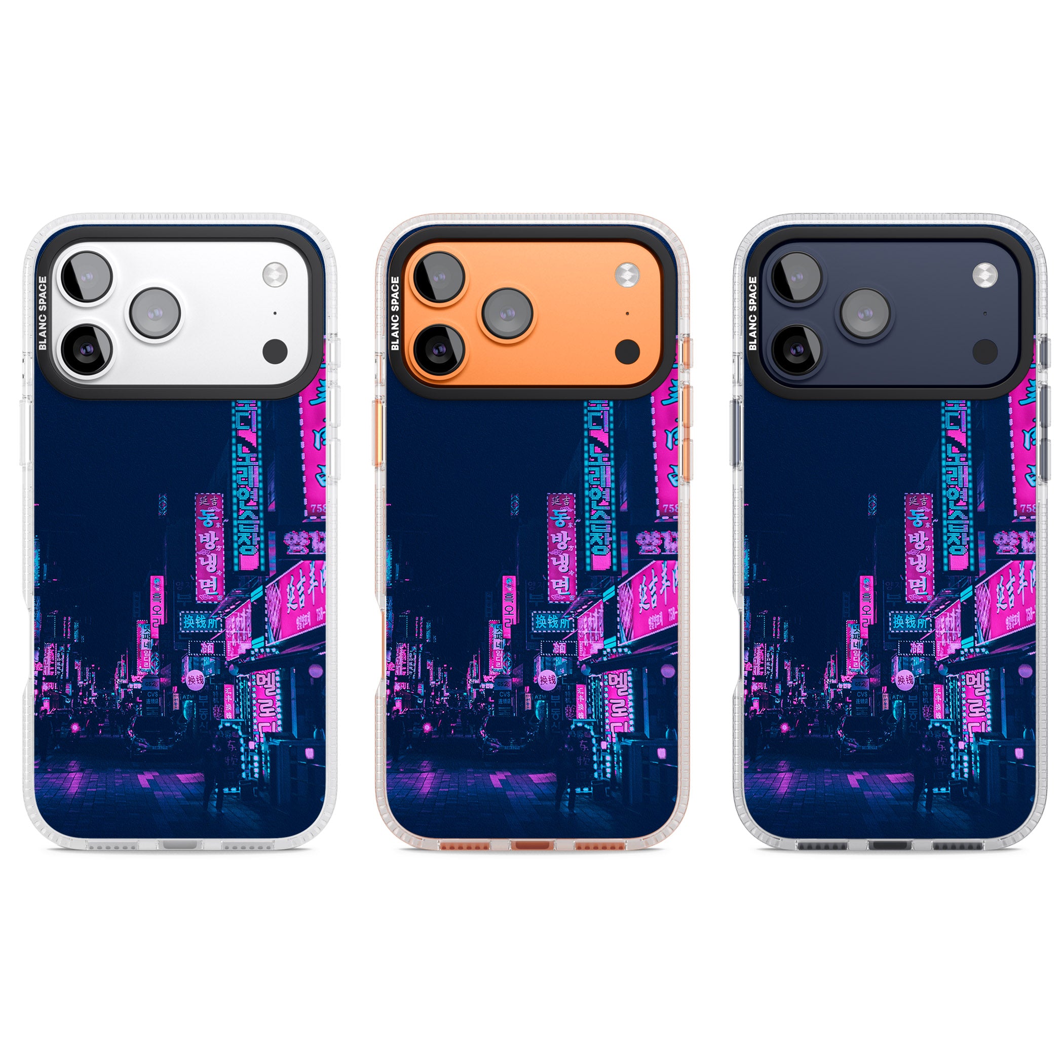 Neon Nights iPhone 17 Pro Impact Air Clear Phone Case APT Impact Protection