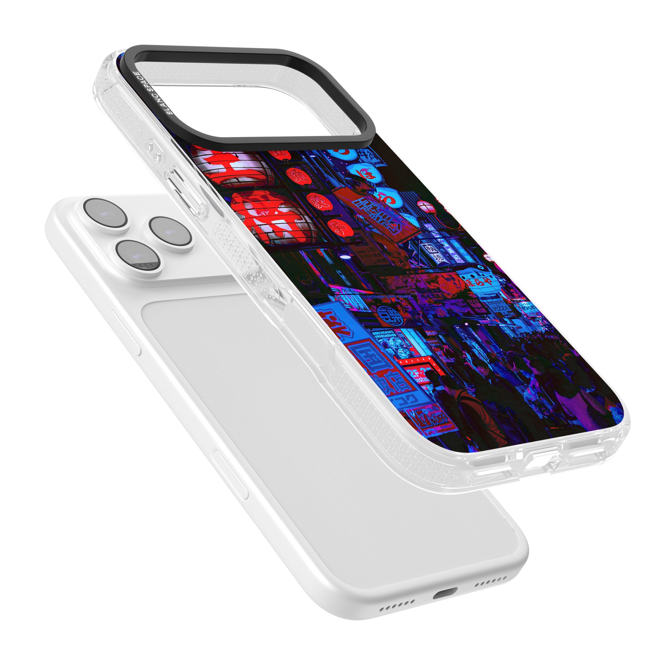 Neon City Nights iPhone 17 Pro Impact Air Clear Phone Case Colours