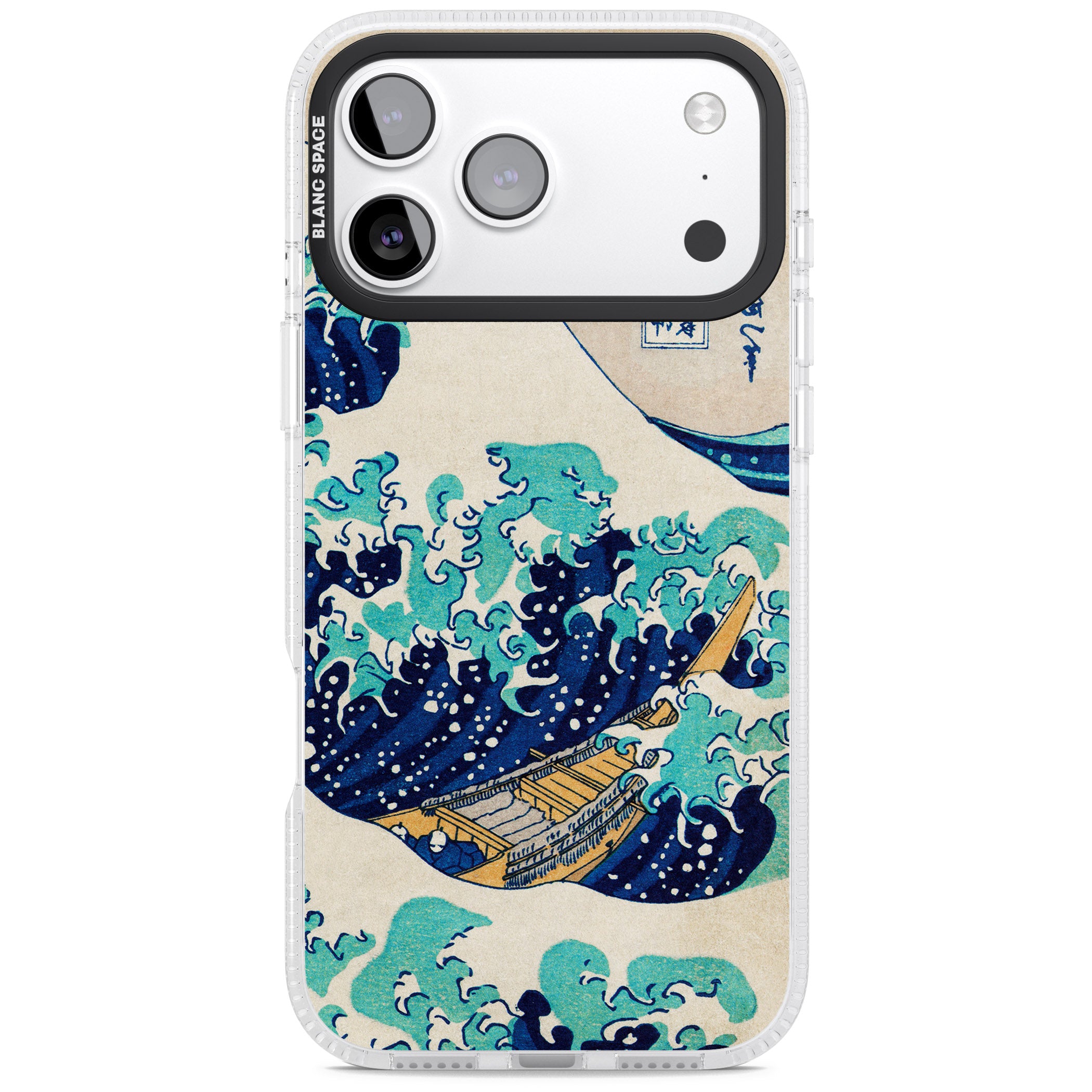 The Great Wave By Katsushika Hokusai iPhone 17 Pro Impact Air Clear Phone Case