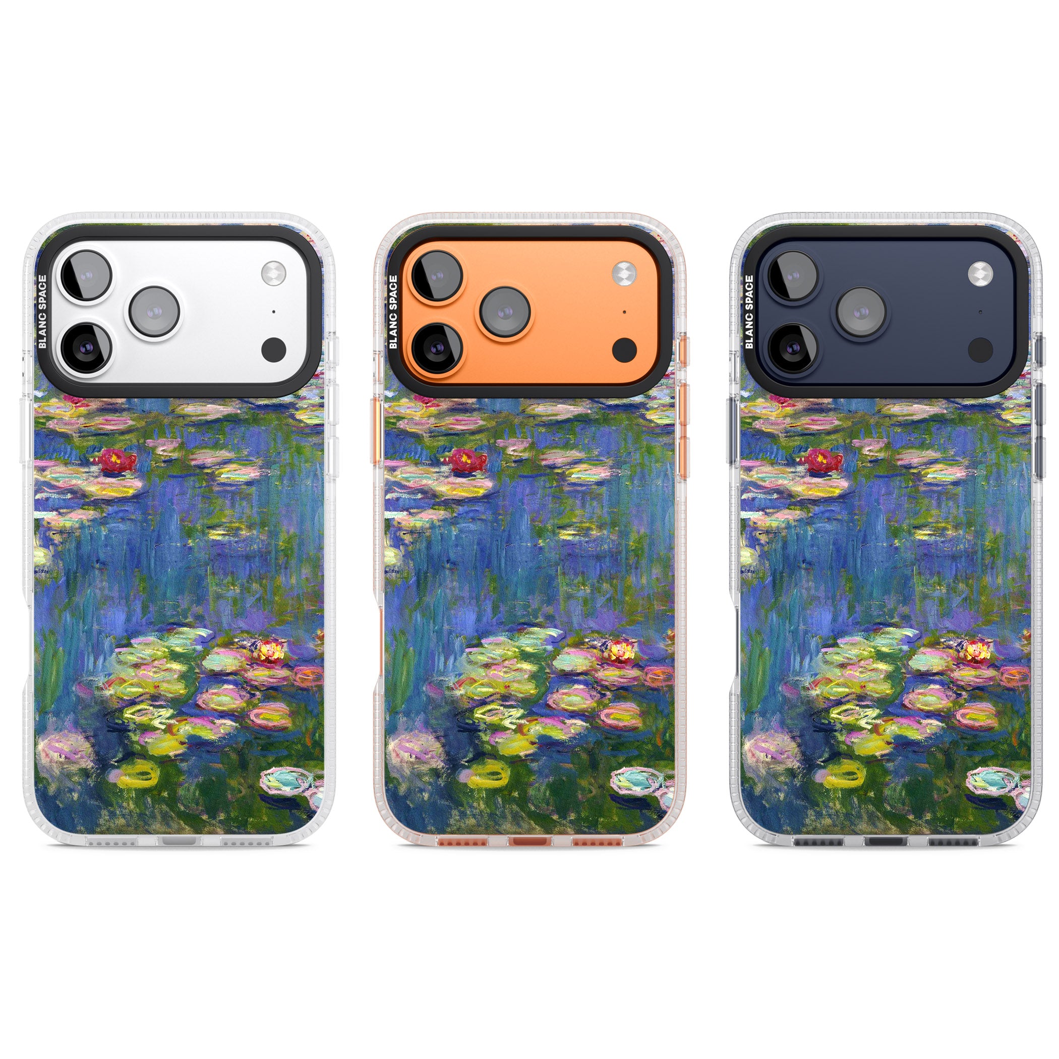 Water Lilies II iPhone 17 Pro Impact Air Clear Phone Case APT Impact Protection