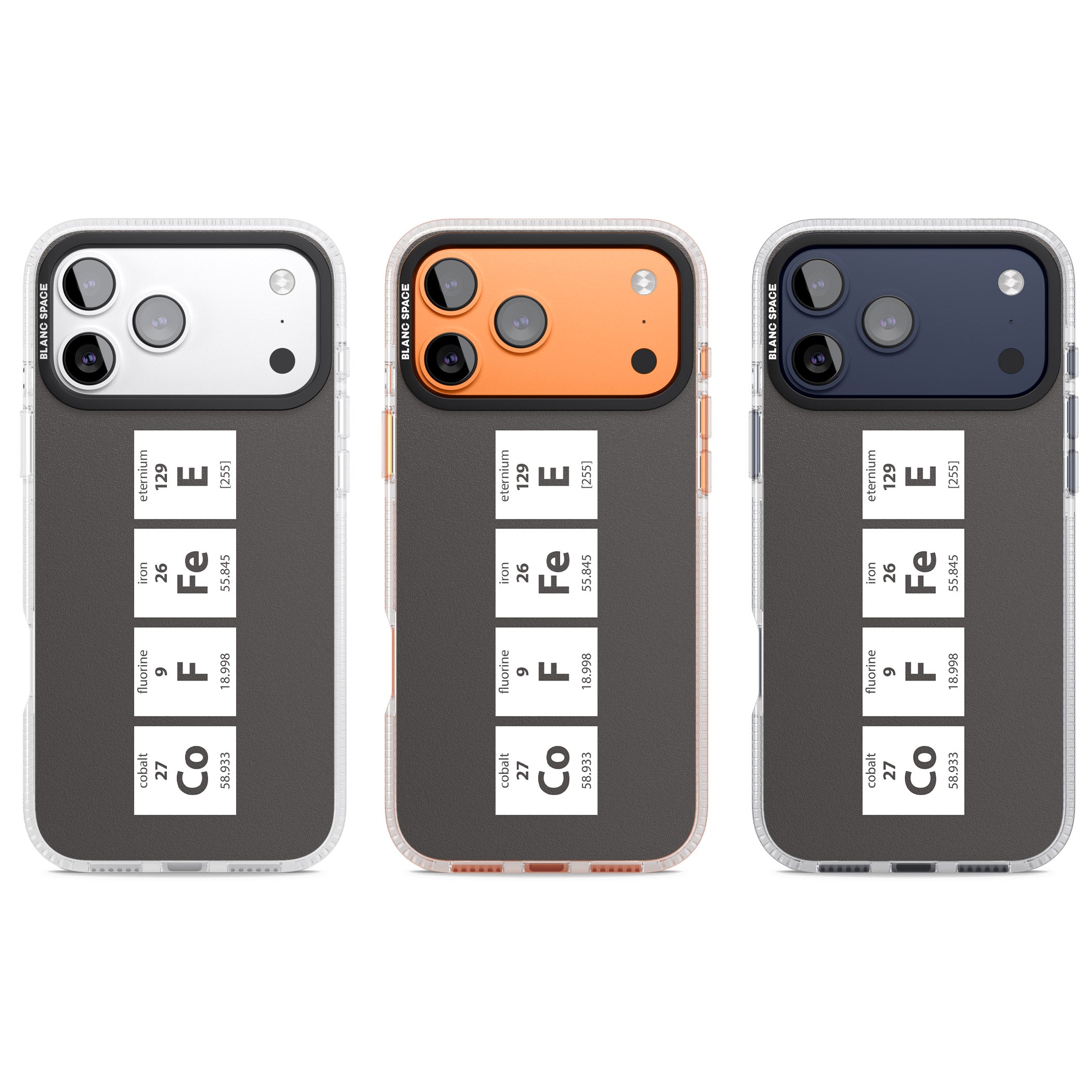 Coffee Element (Grey) iPhone 17 Pro Impact Air Clear Phone Case APT Impact Protection