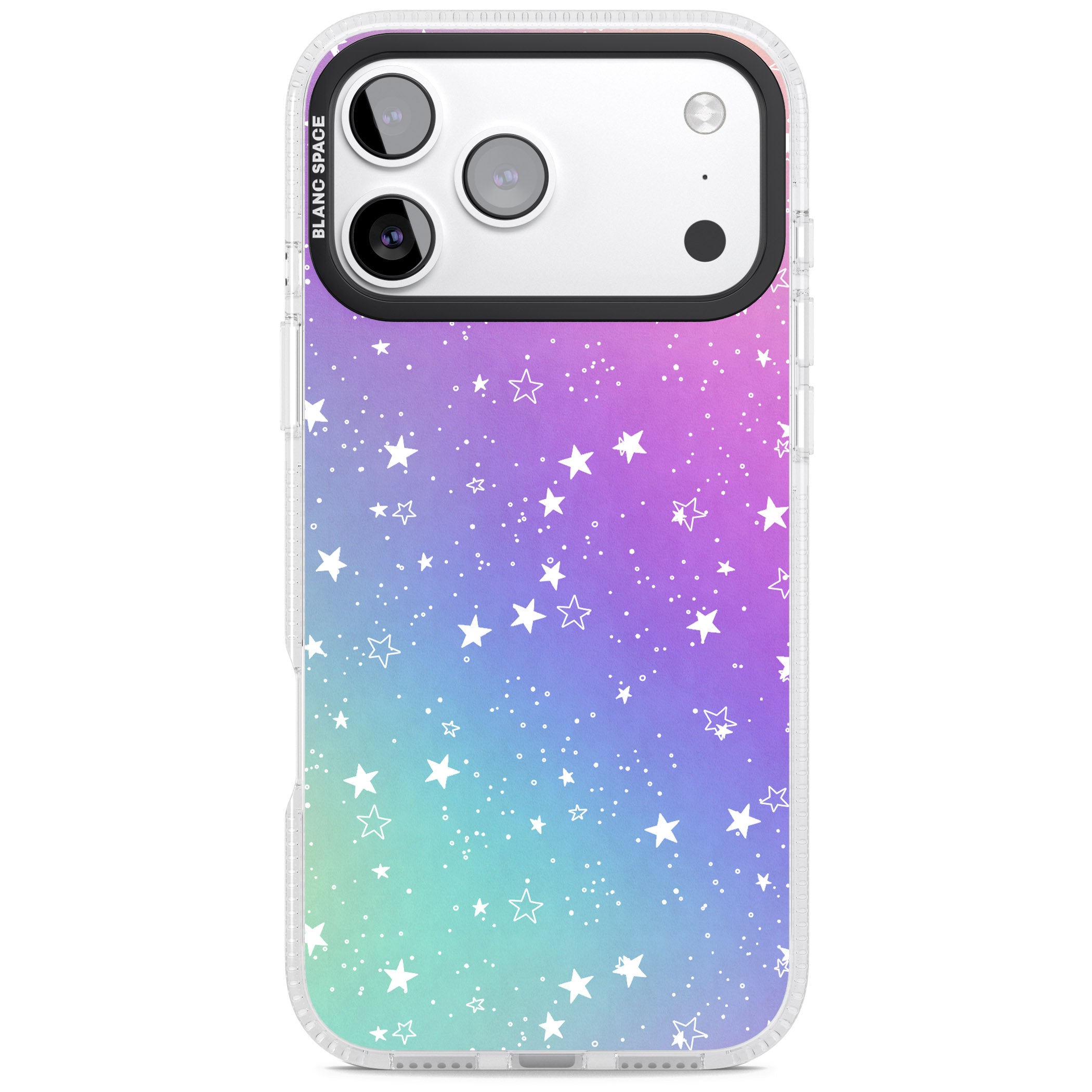 Pastel Starry Sky iPhone 17 Pro Impact Air Clear Phone Case